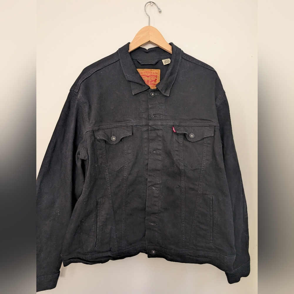 Levi Strauss Black Denim Jacket